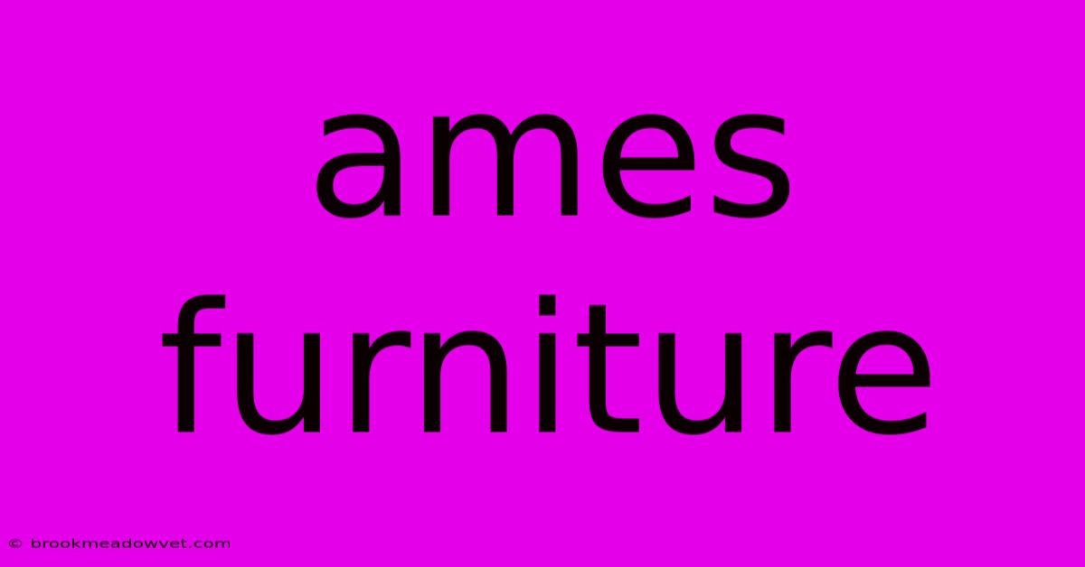 Ames Furniture