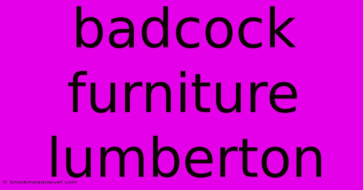 Badcock Furniture Lumberton