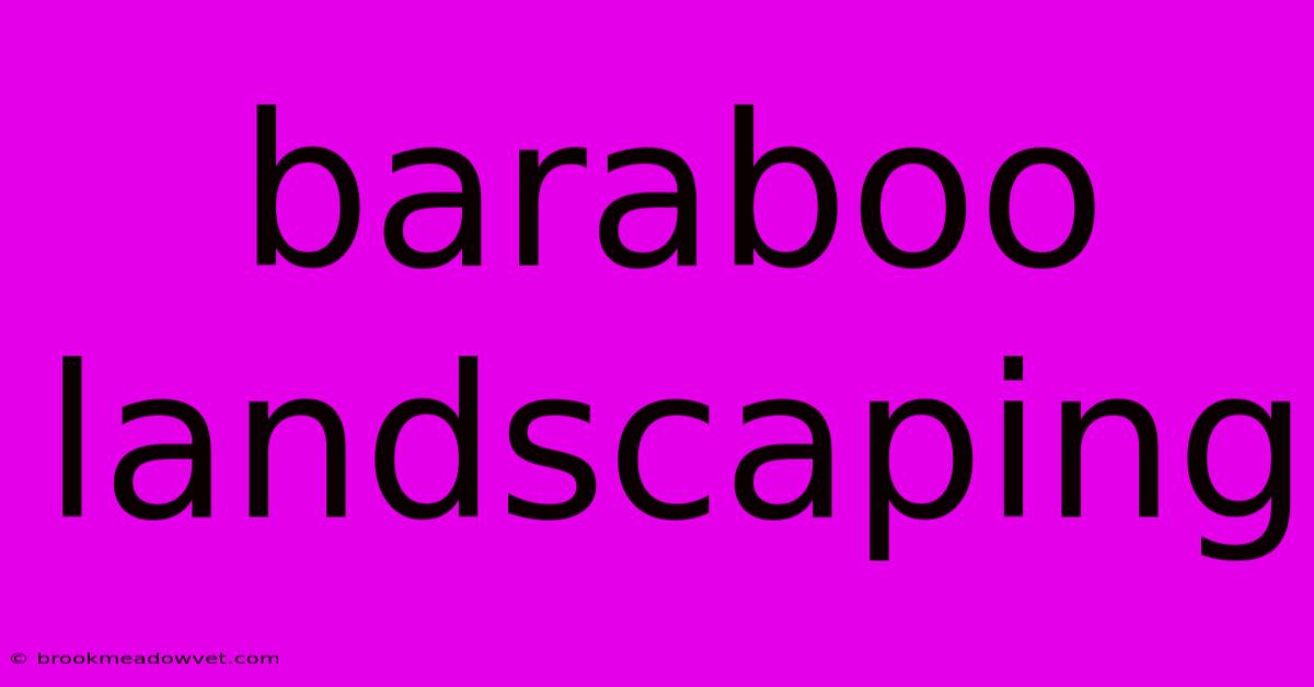 Baraboo Landscaping