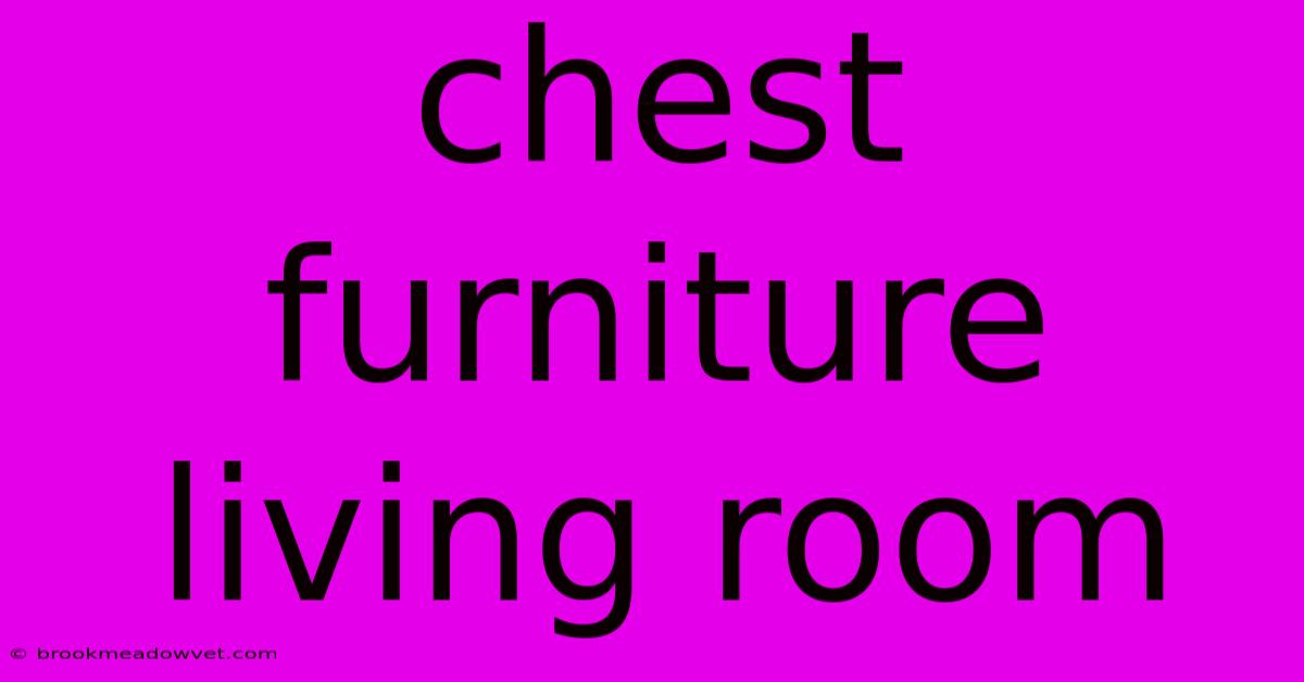 Chest Furniture Living Room