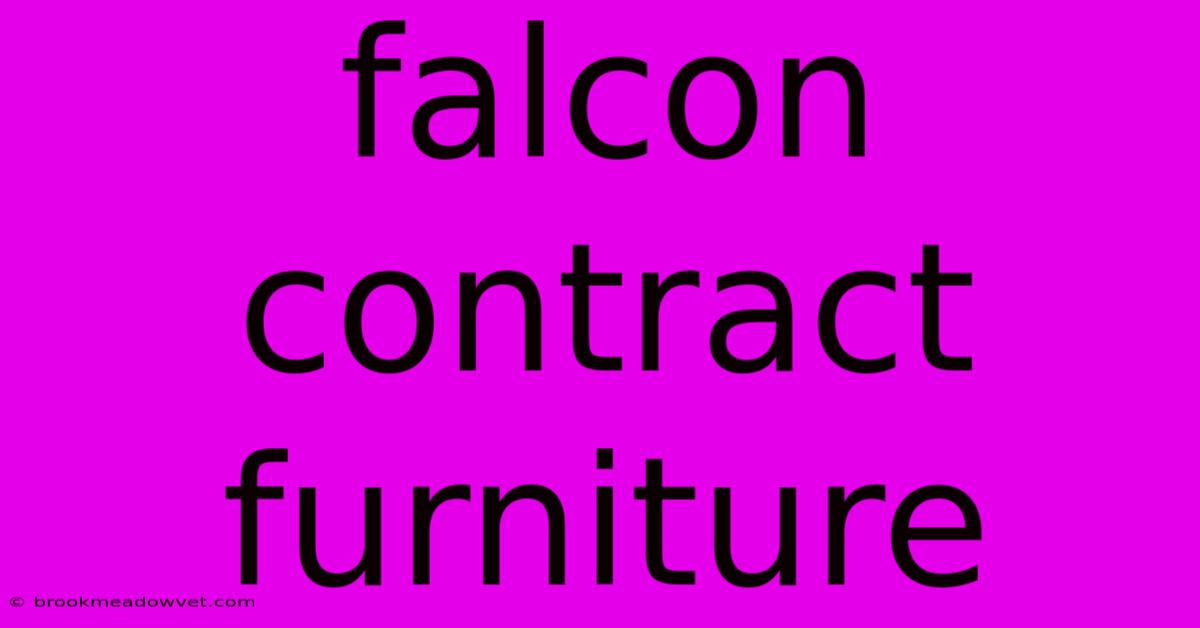 Falcon Contract Furniture