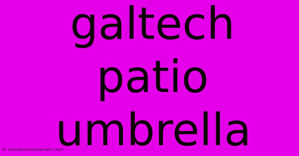 Galtech Patio Umbrella