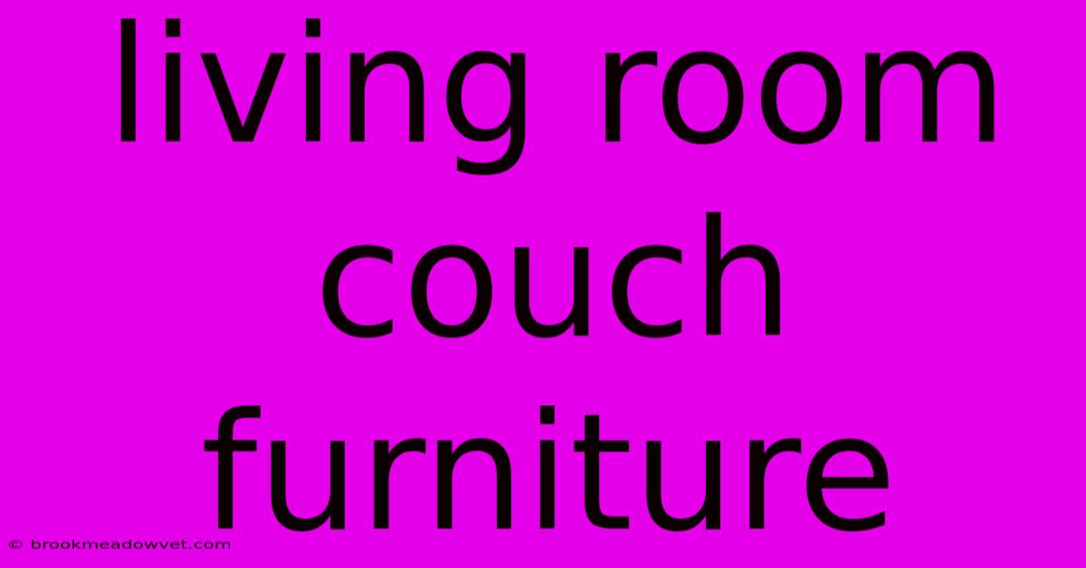 Living Room Couch Furniture