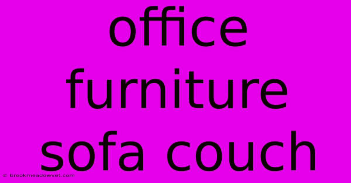 Office Furniture Sofa Couch