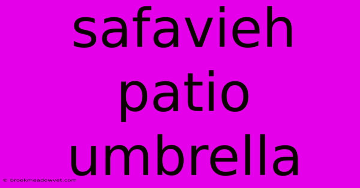 Safavieh Patio Umbrella