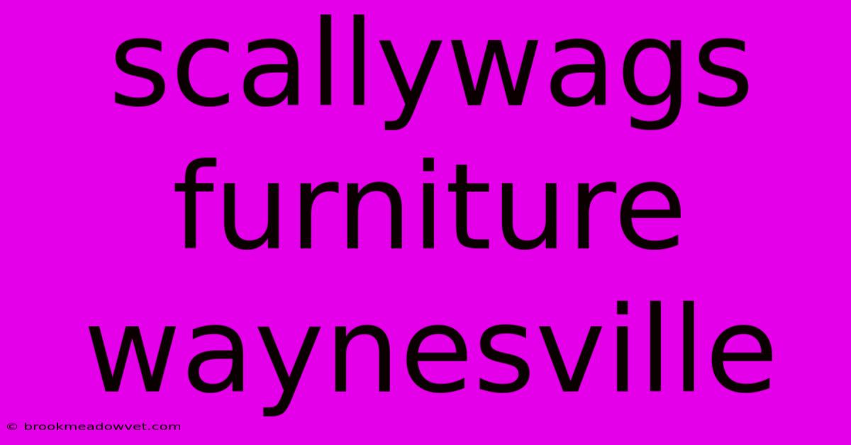 Scallywags Furniture Waynesville